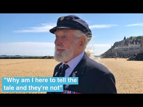 D-Day veteran goes back to the beaches