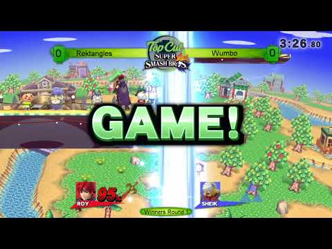 Wacky Top Cut Comics #41 - Winners Round 1 - Rektangles (Roy) Vs Wumbo (Sheik/Fox)