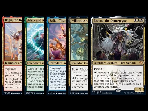 Strixhaven / Commander 2021 Spoilers - Commander Deck Front Cards