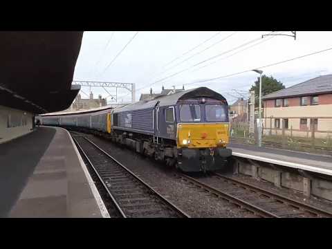 66423 with 37425 dit 5z18 Barrow - Carlisle Kingmoor, 18th May 2017