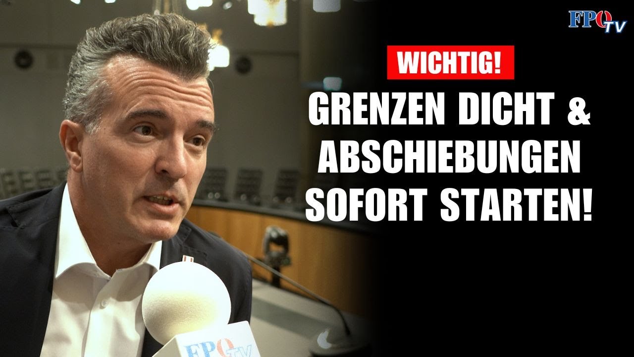Grenzen dicht & Abschiebungen sofort starten!