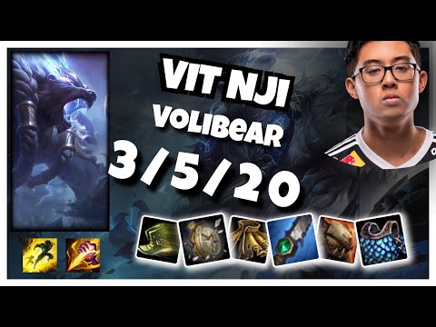 VIT Nji Volibear JUNGLE (3/5/20) vs SYLAS Gameplay Replay - Patch 10.18
