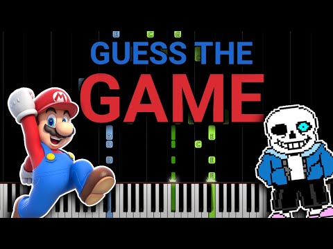 Do You Know These 20 Video Games? (Piano Quiz)