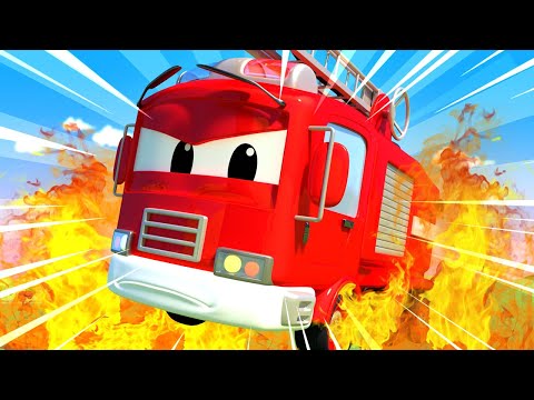 Patrol Policyjny - Pożar Szpitala! - Miasto Samochodów 🚓 🚒 Bajki Dla Dzieci