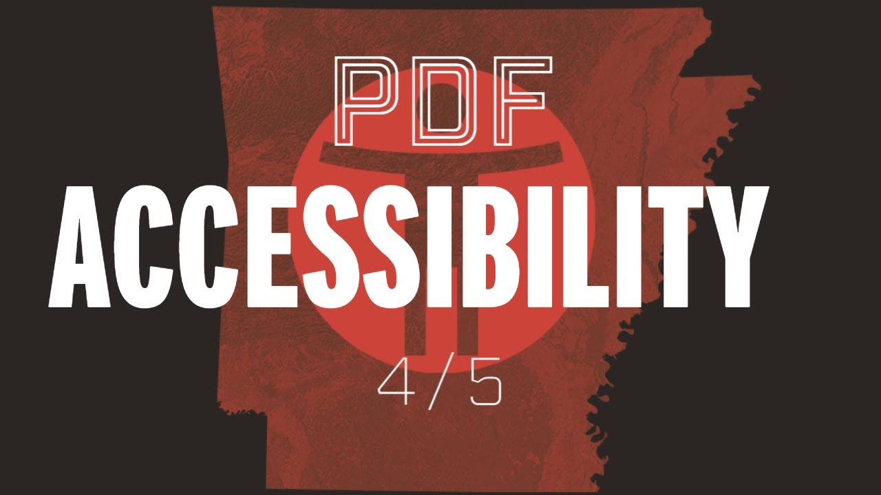 PDF Accessibility - Content 4/5