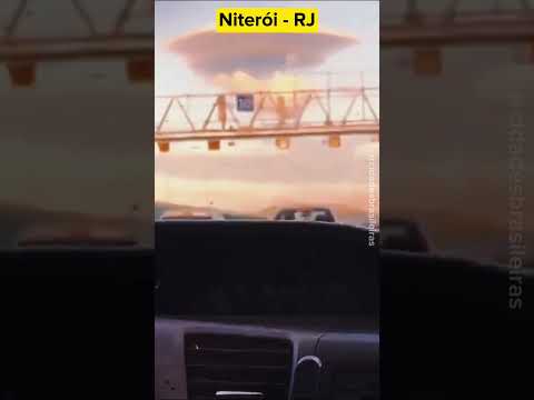 Mistério em #Niterói  Nuvem Disco Voador #cidadesbrasileiras