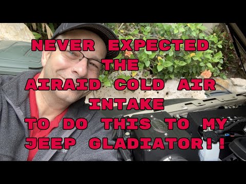 Never Expected the Airaid Cold Air Intake To Do This To My Jeep Gladiator