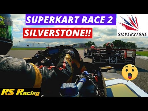 250 Superkart - Race 2 at Silverstone! Intense Battles around the F1 Circuit!