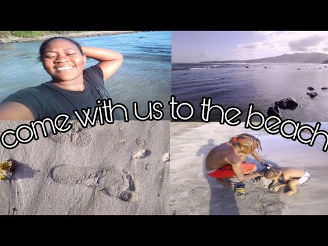 HERE IS A LITTLE SCENARIO VlOG OF US AT THE BEACH 🏖️