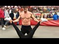 Connor Murphy Stretches Girls at a Festival (EDC)
