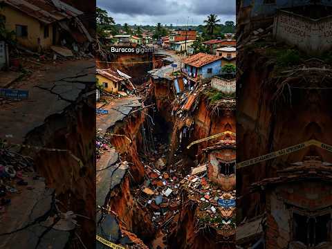 A CIDADE DO BRASIL QUE ESTÁ SENDO ENGOLIDA POR UMA CRATERA! 😱