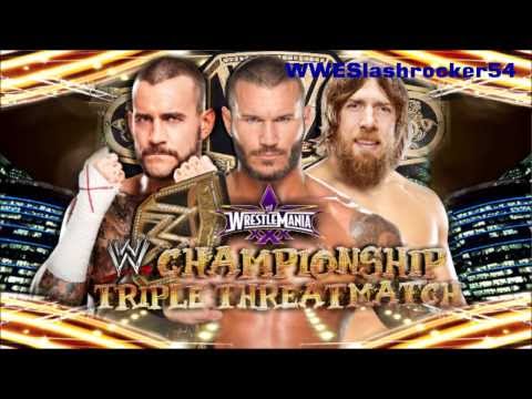 WWE WrestleMania 30 Full Match Card ● Official Theme Song