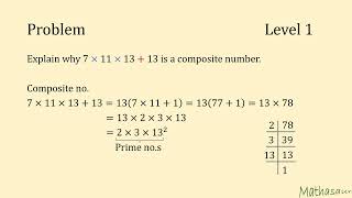 Explain why 7*11*13+13 is a composite number