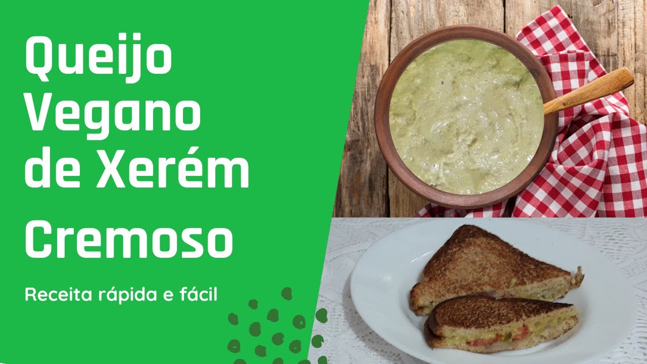 Watch Now QUEIJO VEGANO Cremoso que DERRETE de Xerém de Castanha de Cajú QUEIJO VEGANO Cremoso que DERRETE de Xerém de Castanha de Cajú