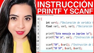 PROGRAMAR la INSTRUCCIONES de ESCRITURA y LECTURA (printf y scanf) - Programación en lenguaje C #6