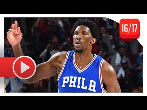 Joel Embiid Full Highlights vs Thunder (2016.10.26) - 20 Pts, 7 Reb, Official NBA Debut