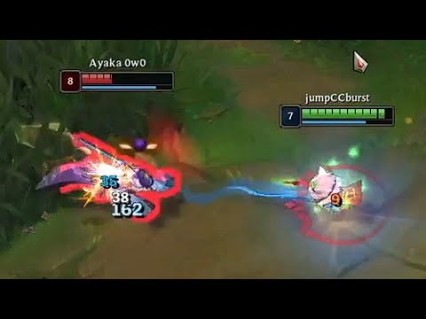 20% HP Fiora vs 100% HP Teemo