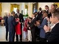 The 1983 NC State Champs Visit the White House