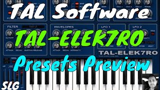 Video thumbnail for TAL Software | TAL-Elek7ro | Presets preview by Simon Le Grec