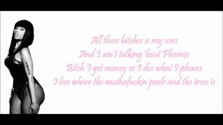 Nicki Minaj - Did it on 'em Lyrics Video