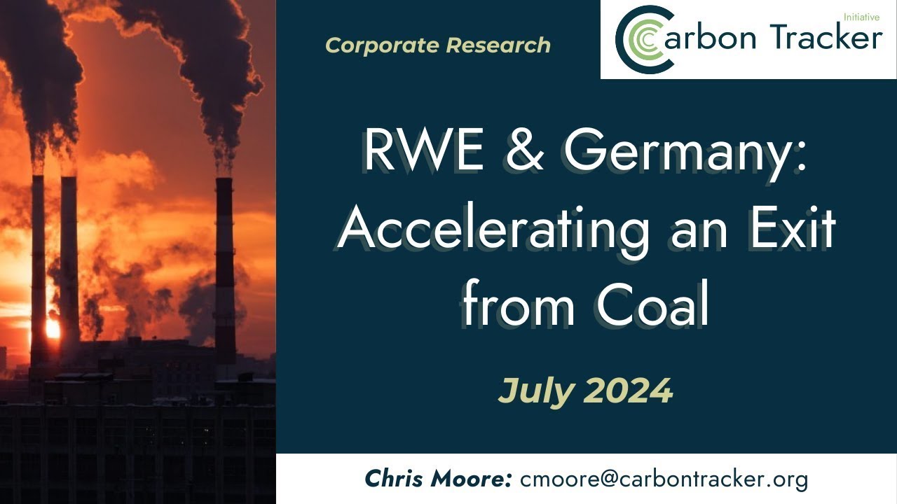 Can Germany Accelerate Its Exit from Coal? | RWE AG