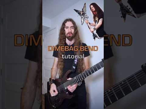 Dimebag's Walk solo guitar dive tutorial #pantera