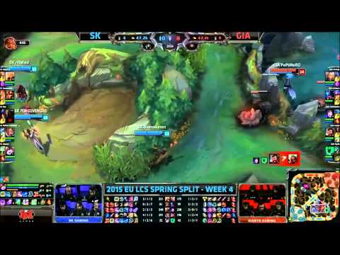 EU LCS Spring 2015 W4D2: SK Gaming vs Giants Highlights