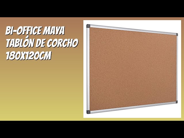 Vídeo relacionado con Bi-Office Maya - Pizarra Mixta Magnética y Corcho, Marco de Aluminio, 90 x 60 cm