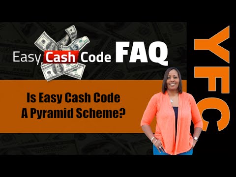 Easy Cash Code FAQ | Is Easy Cash Code A Pyramid Scheme? Video