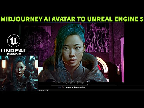 Midjourney AI Avatar to Unreal Engine 5 Tutorial