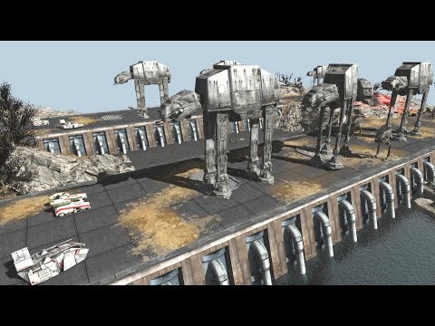 Can the ATAT cross the Bridges? Planetary Invasion of Alderaan - Star Wars mod