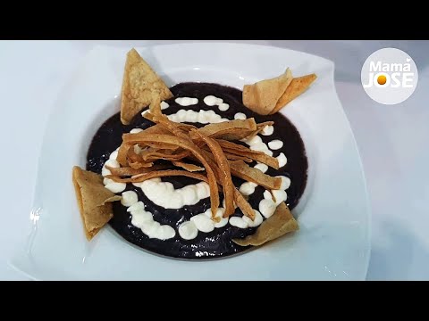 Sopa De Frijol Negro Al Estilo De Mama Jose