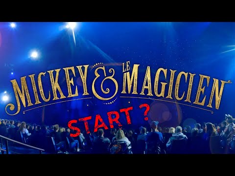 [4K] Mickey and The Magician - Difficult to start! - Disneyland Paris