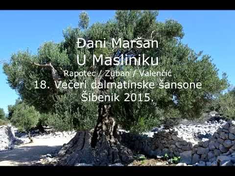 Đani Maršan -  U masliniku - 18. Večeri dalmatinske šansone - Šibenik 2015.