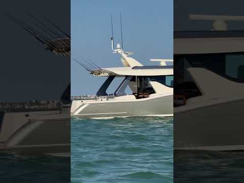 The largest outboard powered yacht — The Scout 670 LXS