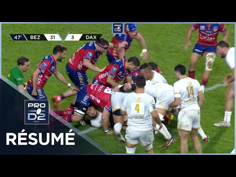 PRO D2 Saison 2024-2025 J10 - Résumé AS Béziers Hérault - US Dax