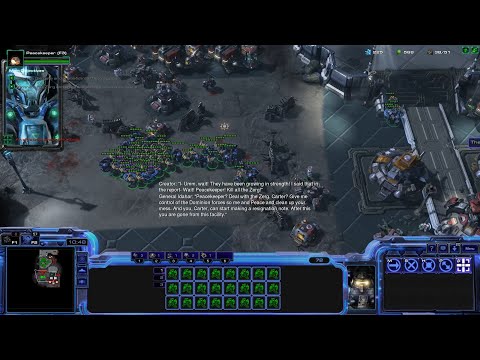 StarCraft 2 Peacekeeper Campaign Mission 1 - Awakening