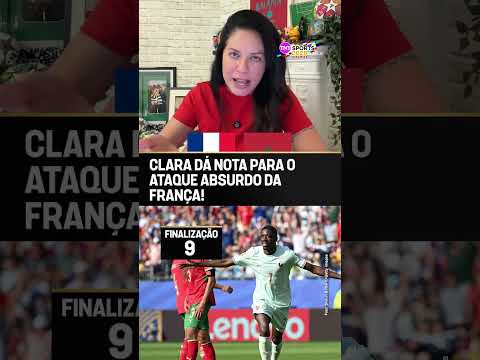 MBAPPÉ, DEMBÉLÉ, OLISE E DOUÉ! Clara Albuquerque deu notas para o QUARTETO OFENSIVO francês #shorts