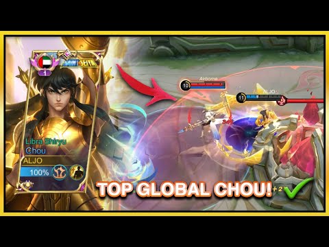 TANK CHOU IS THE NEW META! TOP GLOBAL ROTATION LIBRA SHIRYU MYTHICAL GLORY HIGH POINTS GAMEPLAY MLBB