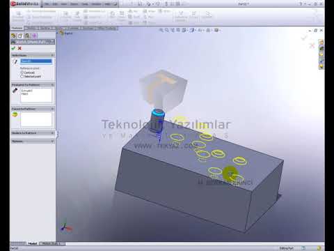 SOLIDWORKS 2008 Eğitim -39 Sketch driven