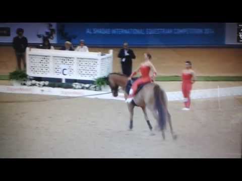 Simone Jäiser - CVI Doha/Katar 2014 Pflicht