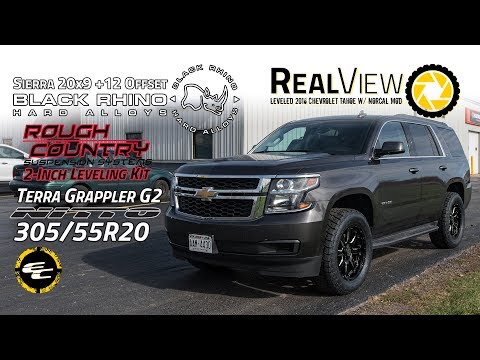 RealView - Leveled 2016 Chevy Tahoe w/ NorCal Mod, 20x9 Black Rhinos, & 305/55 Nittos