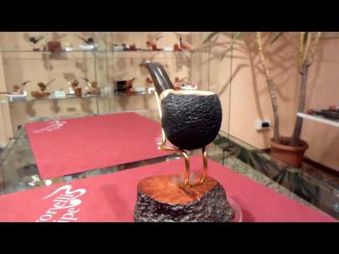 Pipa radica half bent fatta a mano - www.paronellipipe.it