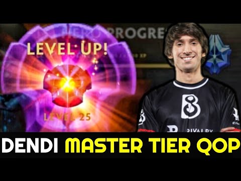 DENDI Road to Master Tier LVL 25 Queen of Pain Arcana Dota 2