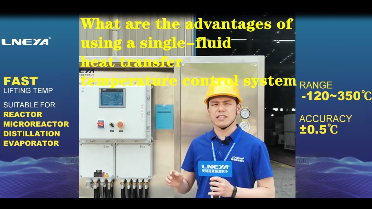 What are the advantages of using a single-fluid heat transfer temperature control system?