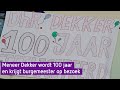 100-jarige krijgt eitje, boerenkool en serenade van burgemeester