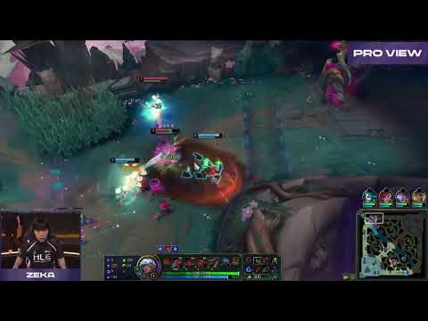HLE Zeka Taliyah Pro View | HLE vs GENG | 2025 LCK Round 3-5 W14D4
