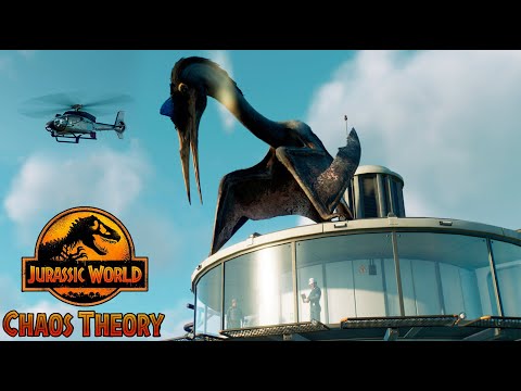 Quetzalcoatlus attacks Biosyn Outpost｜Jurassic World Evolution 2