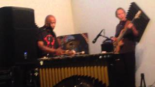 Bobby Hutcherson, Barry Hutcherson, Chris Cotruvo and John Engel at J7 Studios