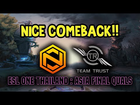 NICE COMEBACK!! NEON ESPORTS VS TEAM TRUST - ESL ONE THAILAND 2020